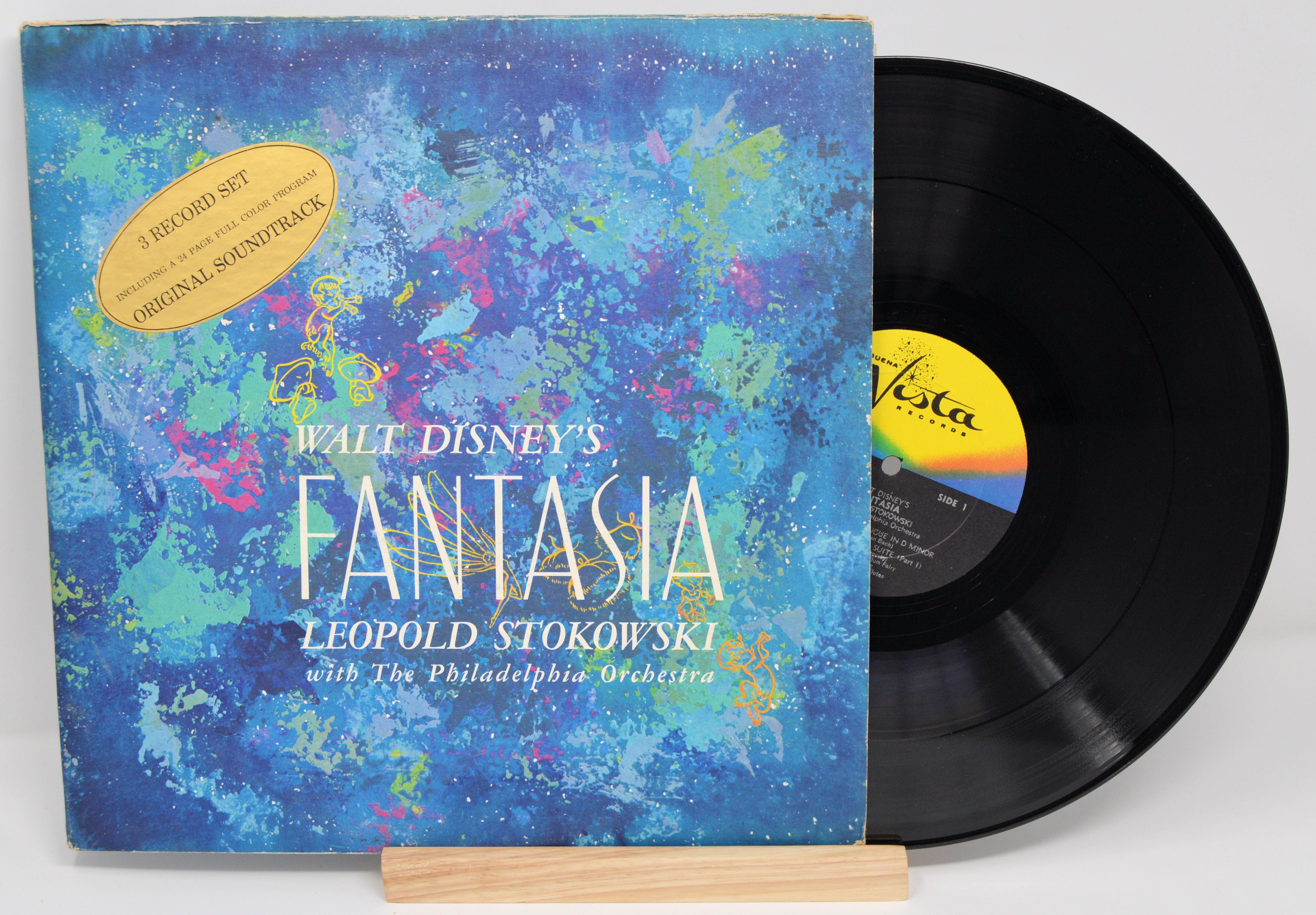 Leopold Stokowsky - Fantasia, Walt Disney, Vinyl Record Album 3LP