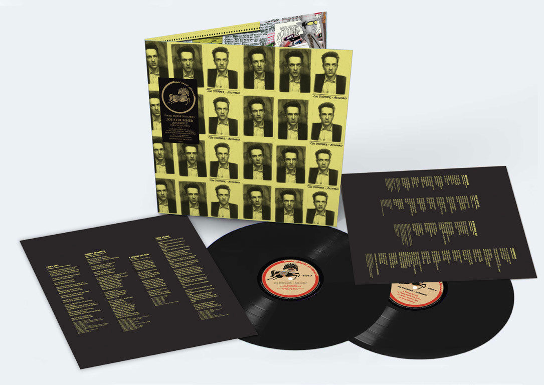 Vinyl record set with cover featuring multiple images of a person.