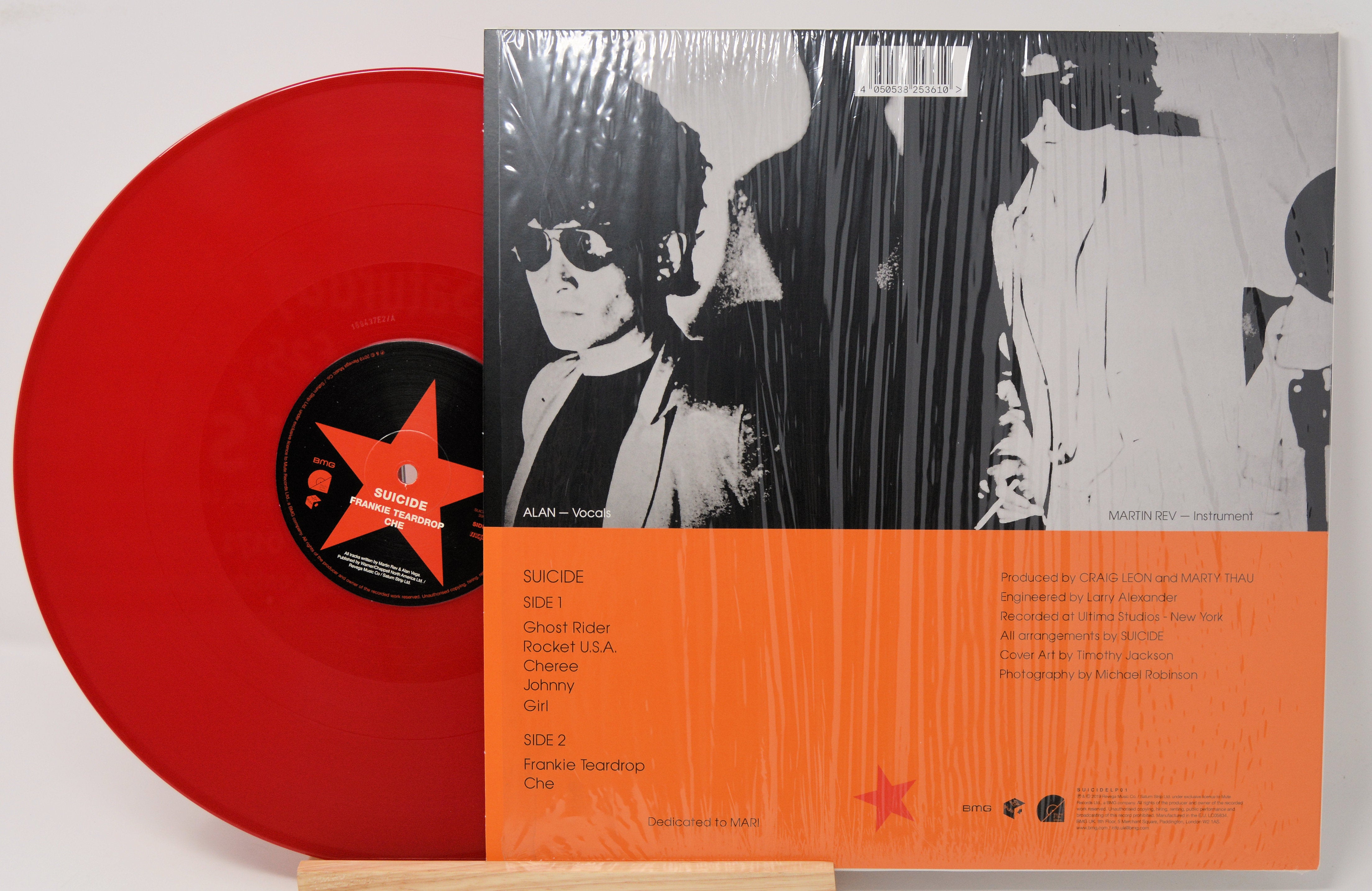 Suicide - Self Titled, Vinyl Record LP, Alan Vega, Martin Rev