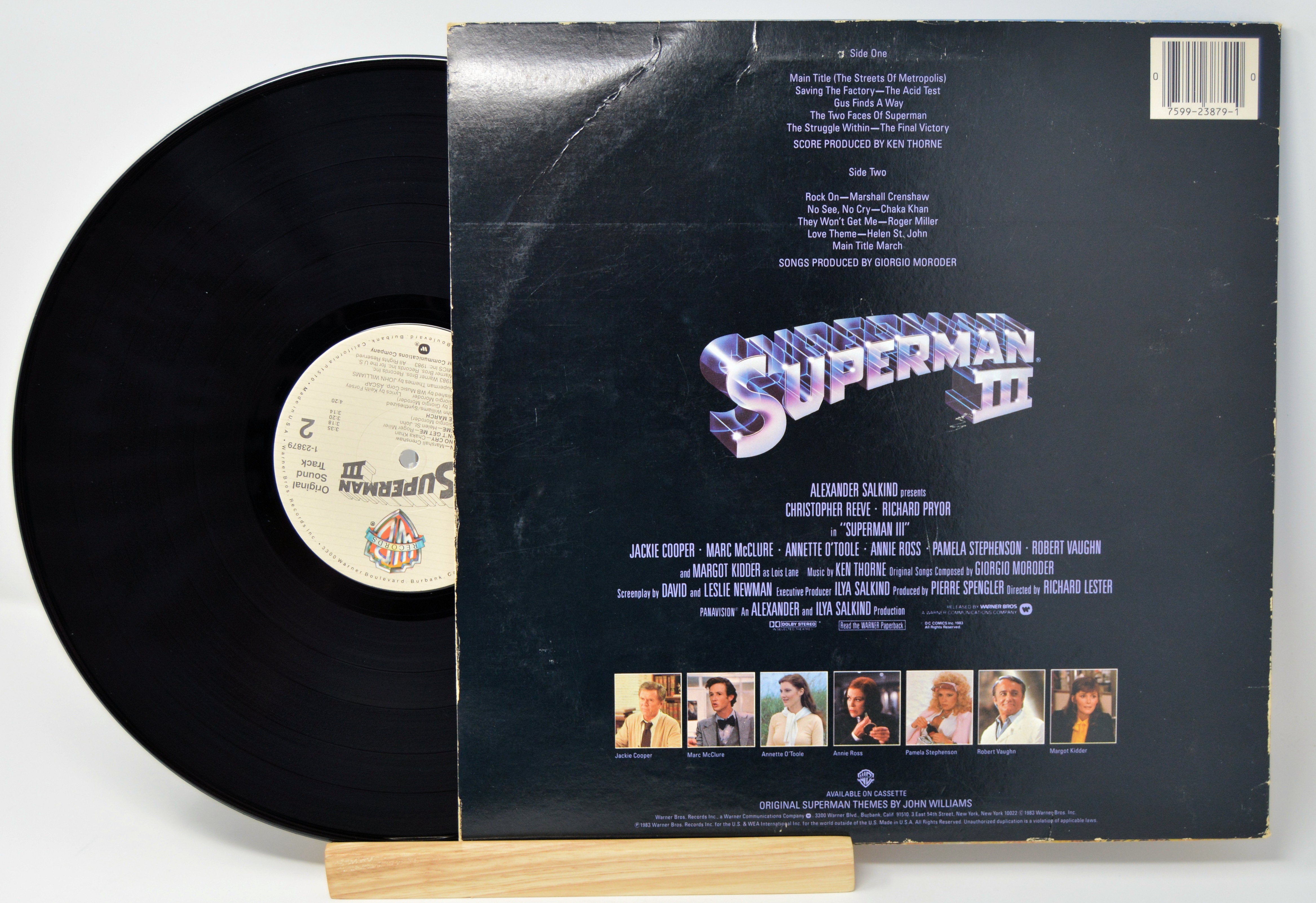 Superman III - Soundtrack, Vinyl Record Album LP, Richard Pryor