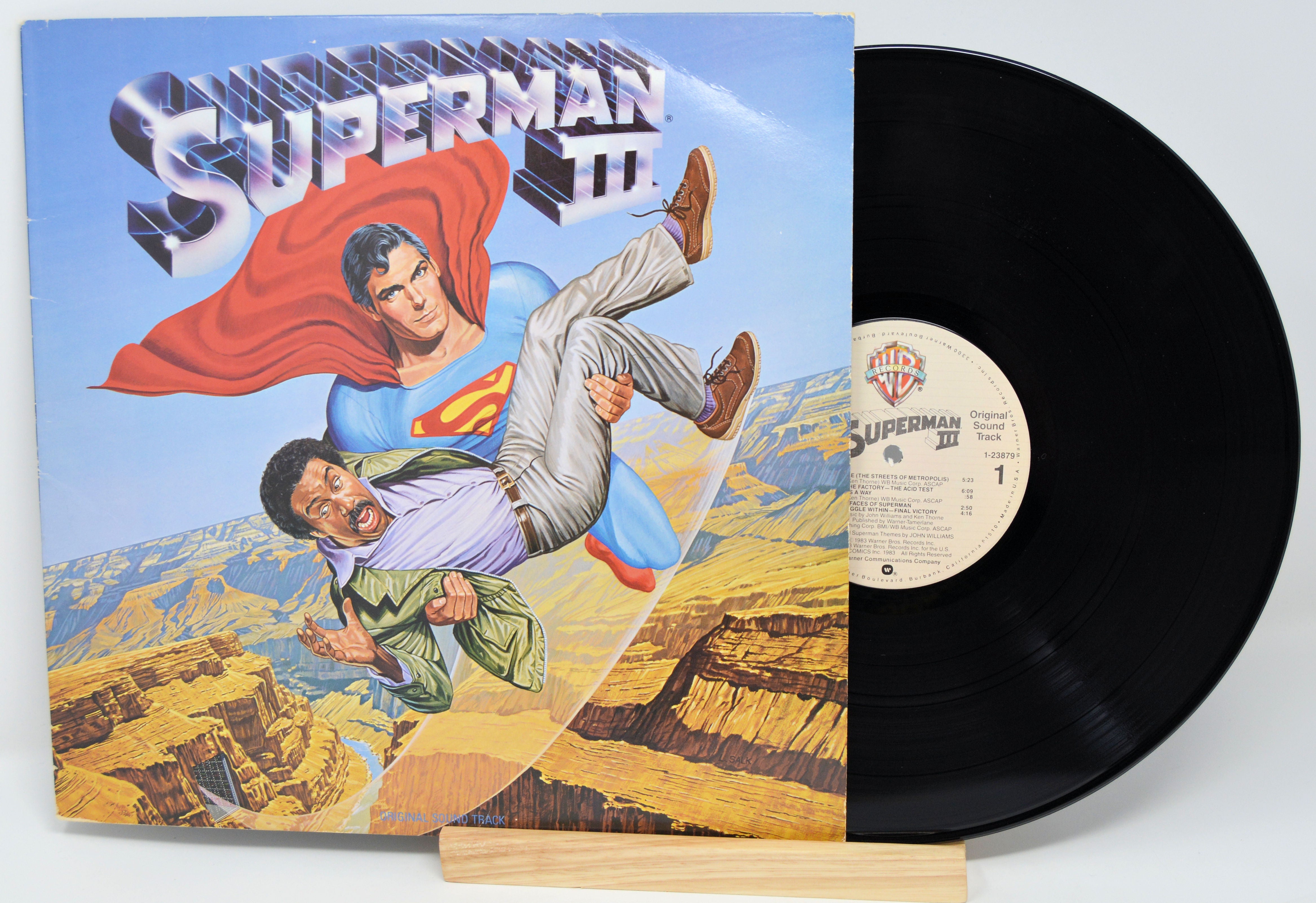 Superman III - Soundtrack, Vinyl Record Album LP, Richard Pryor