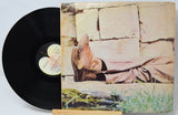 Vinyl record 'James Taylor - Self Titled' with a back cover showing a person in boots and a patterned dress on a stone wall.