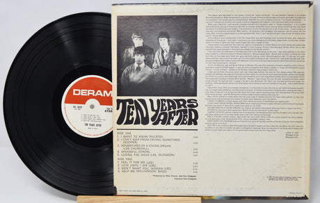 Vinyl record 'Ten Years After - Self Titled' with cover featuring the band on a white background