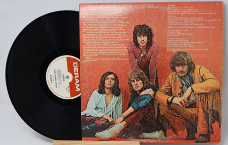Vinyl record 'Ten Years After Ssssh'  with a colorful cover featuring four band members and 'Deram' label.