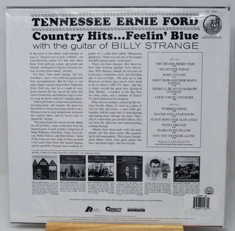 The back cover of a Tennessee Ernie Ford 'Country Hits.