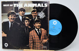 Vinyl record with cover titled 'Best of The Animals' featuring a group of men.