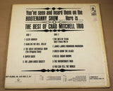 Back cover of The Best of Chad Mitchell Trio album showing tracklist and details