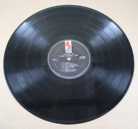 Vintage vinyl record of The Best of Chad Mitchell Trio by Kapp Records
