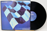 Vinyl record with a checkered flag design on the cover, featuring the band 'The Cars' and album 'Panorama'.