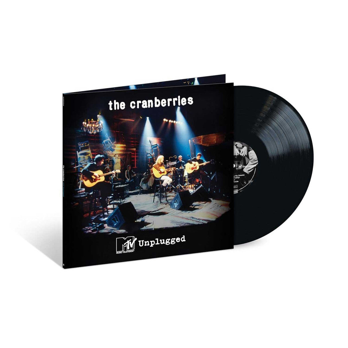 The Cranberries MTV Unplugged vinyl record with album cover featuring live performance