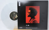 Back cover of The Weeknd The Highlights vinyl with clear record and artist profile