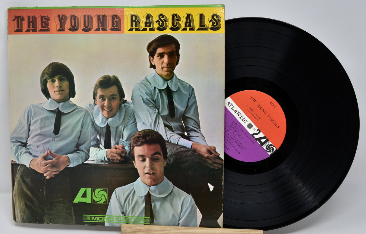 Front cover of The Young Rascals album showing all four band members with LP