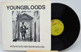 Vinyl record and cover with 'Youngbloods' album art on a white background