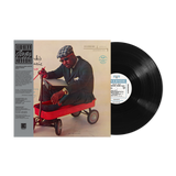A new vinyl record of Monk, Thelonious - Monk's Music with the album cover featuring an image of Thelonious Monk sitting on a red wagon, with the album details and the 'Original Jazz Classics Series' label.