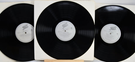 Set of three Giants of Jazz: Art Tatum vinyl records displayed in sleeves