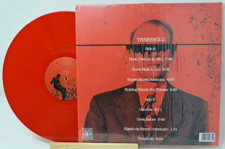 The Age of Truth Threshold limited edition red vinyl LP with tracklist on back cover