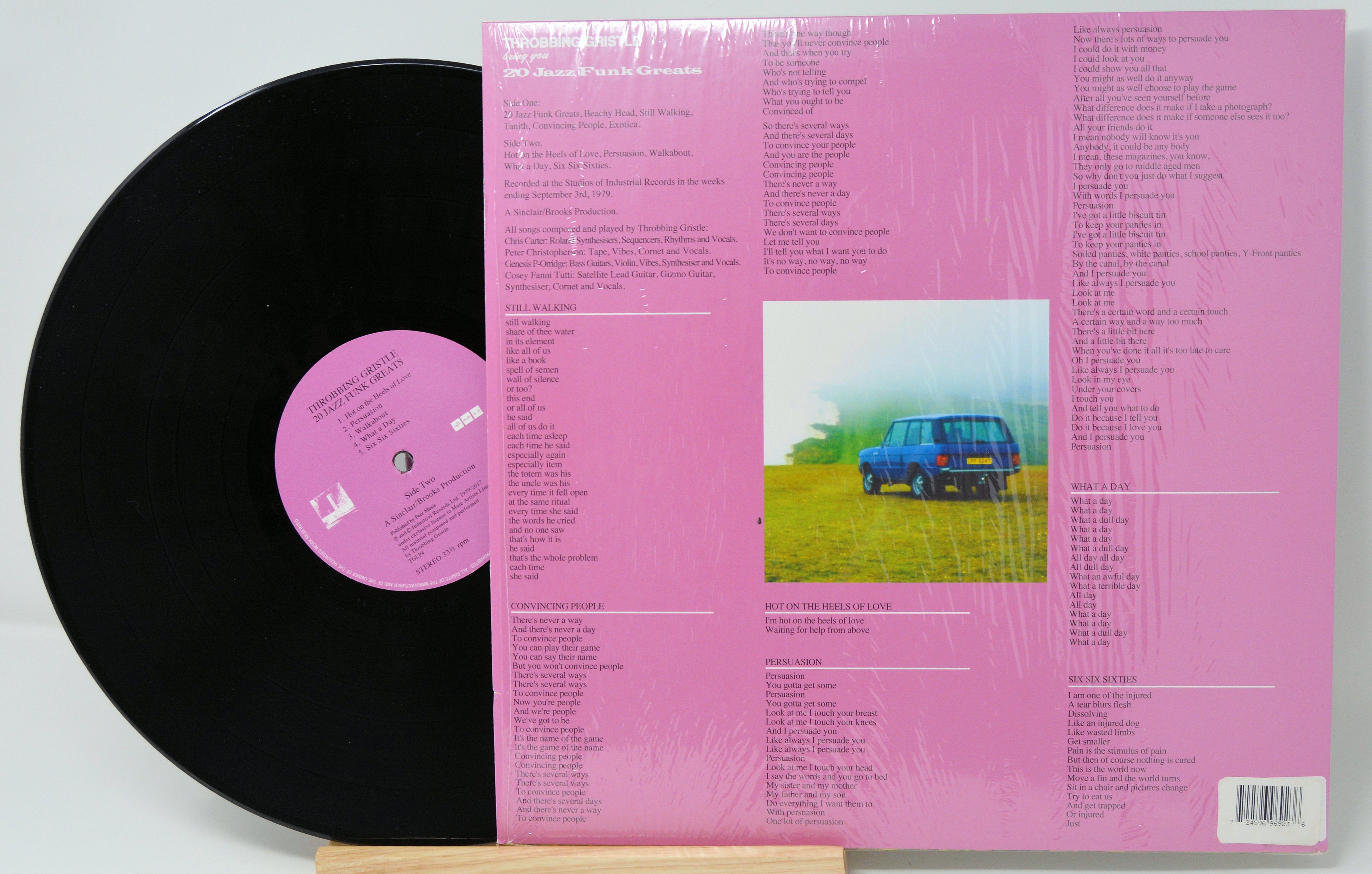 Throbbing Gristle - 20 Jazz Funk Greats, Vinyl Record Album LP