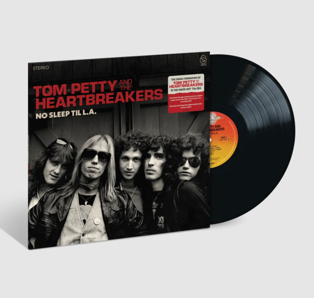 Tom Petty and the Heartbreakers 'No Sleep Til L.A. featuring a black and white photo of the band on the cover