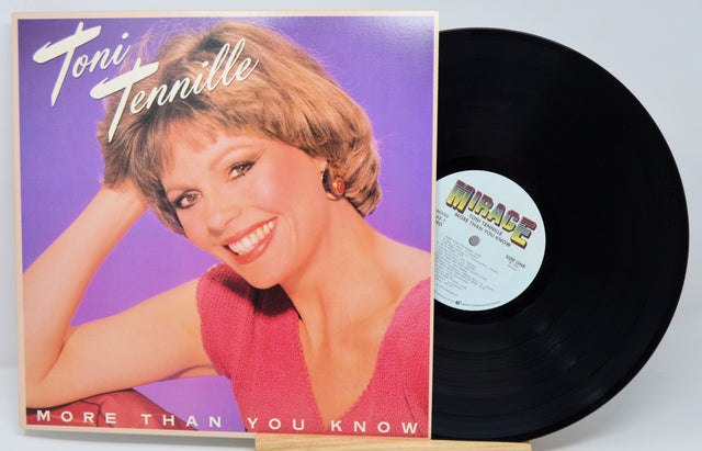 Front cover of Toni Tennille's 'More Than You Know' vinyl LP with close-up portrait and album title