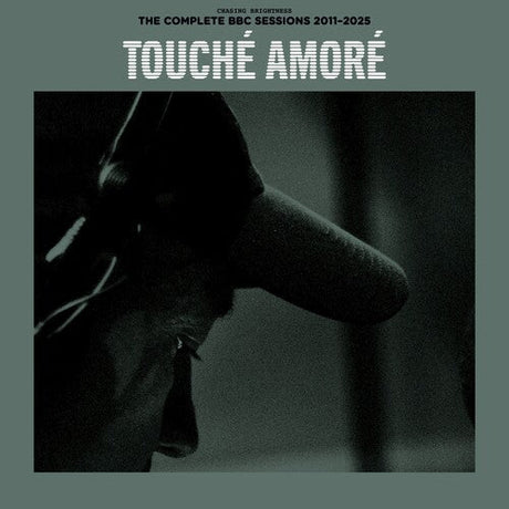 Album cover of Touche Amore's The Complete BBC Sessions 2011-2025 featuring a monochrome portrait.