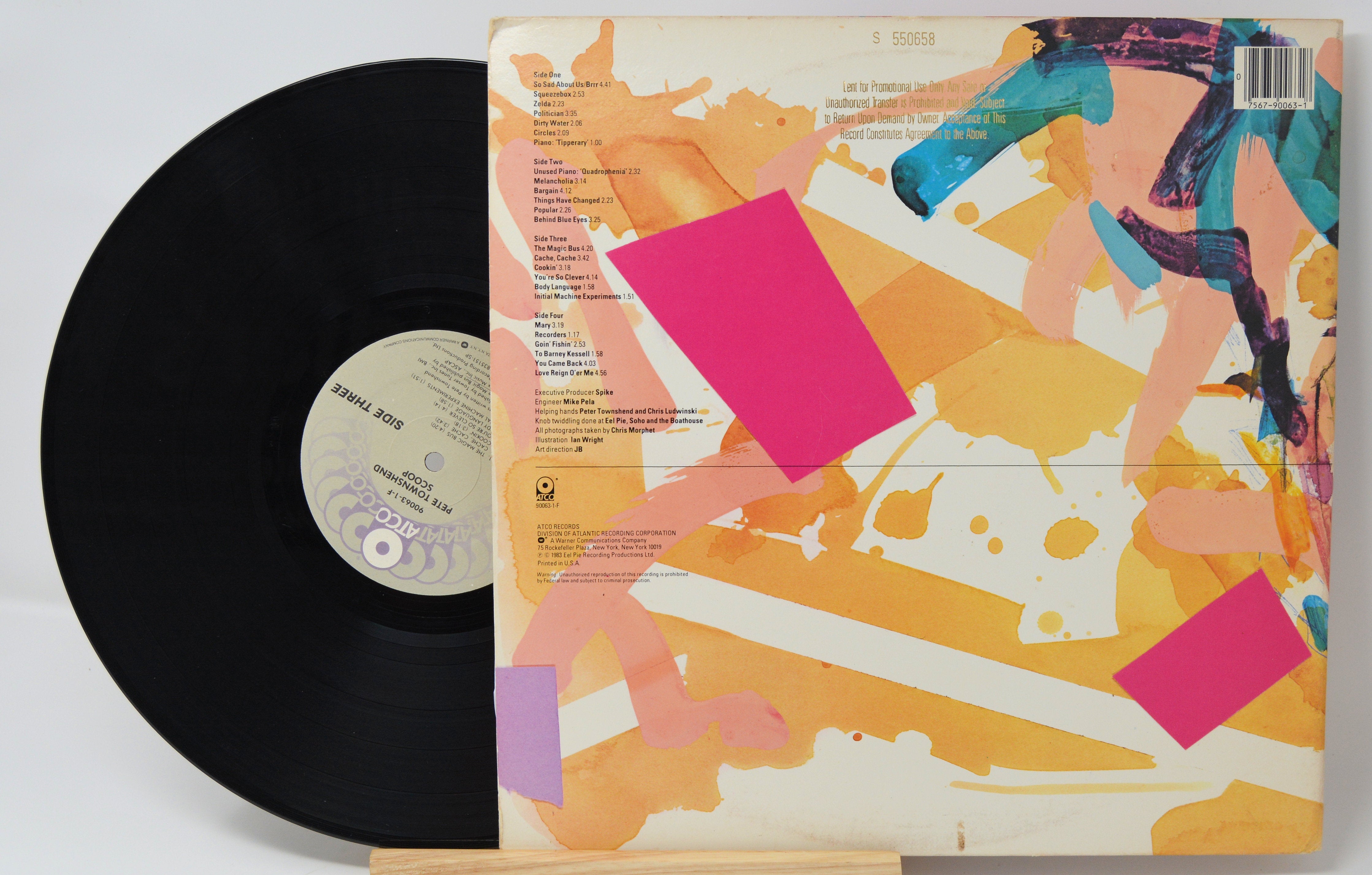Townshend, Pete - Scoop, Vinyl Record Album 2LP, The Who – Joe's