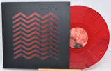 Twin Peaks: Fire Walk With Me red vinyl record and die-cut chevron sleeve