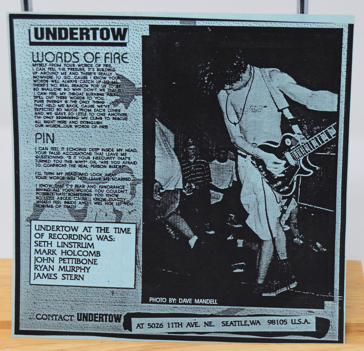 Undertow / Struggle - Split 7"