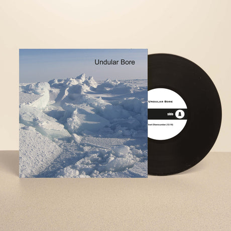 Vinyl record with a cover featuring icy landscape and 'Undular Bore' text.
