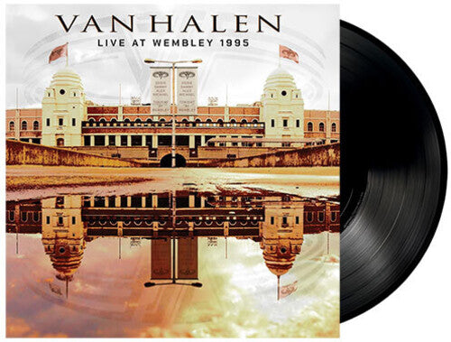 Van Halen vinyl record with 'Live at Wembley 1995' cover design.