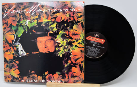 Van Morrison 'A Sense of Wonder' vinyl record with colorful cover