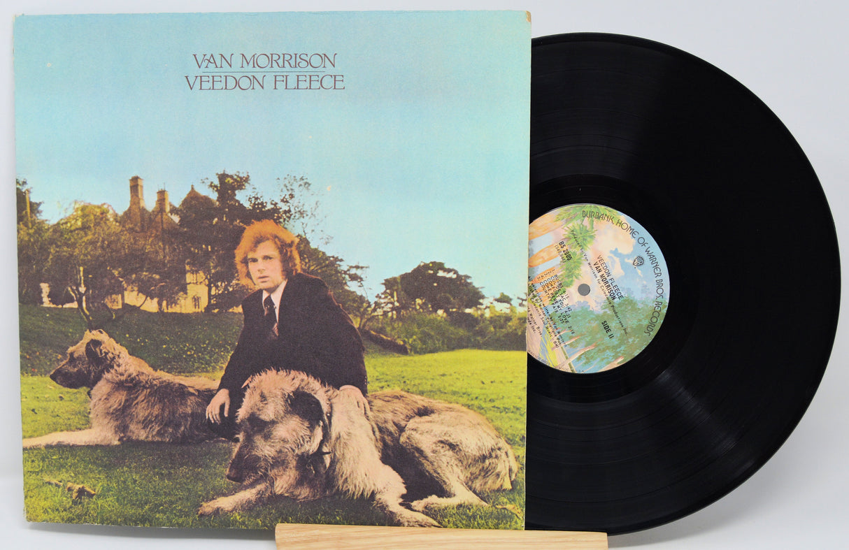 Van Morrison 'Veedon Fleece' album cover with vinyl record