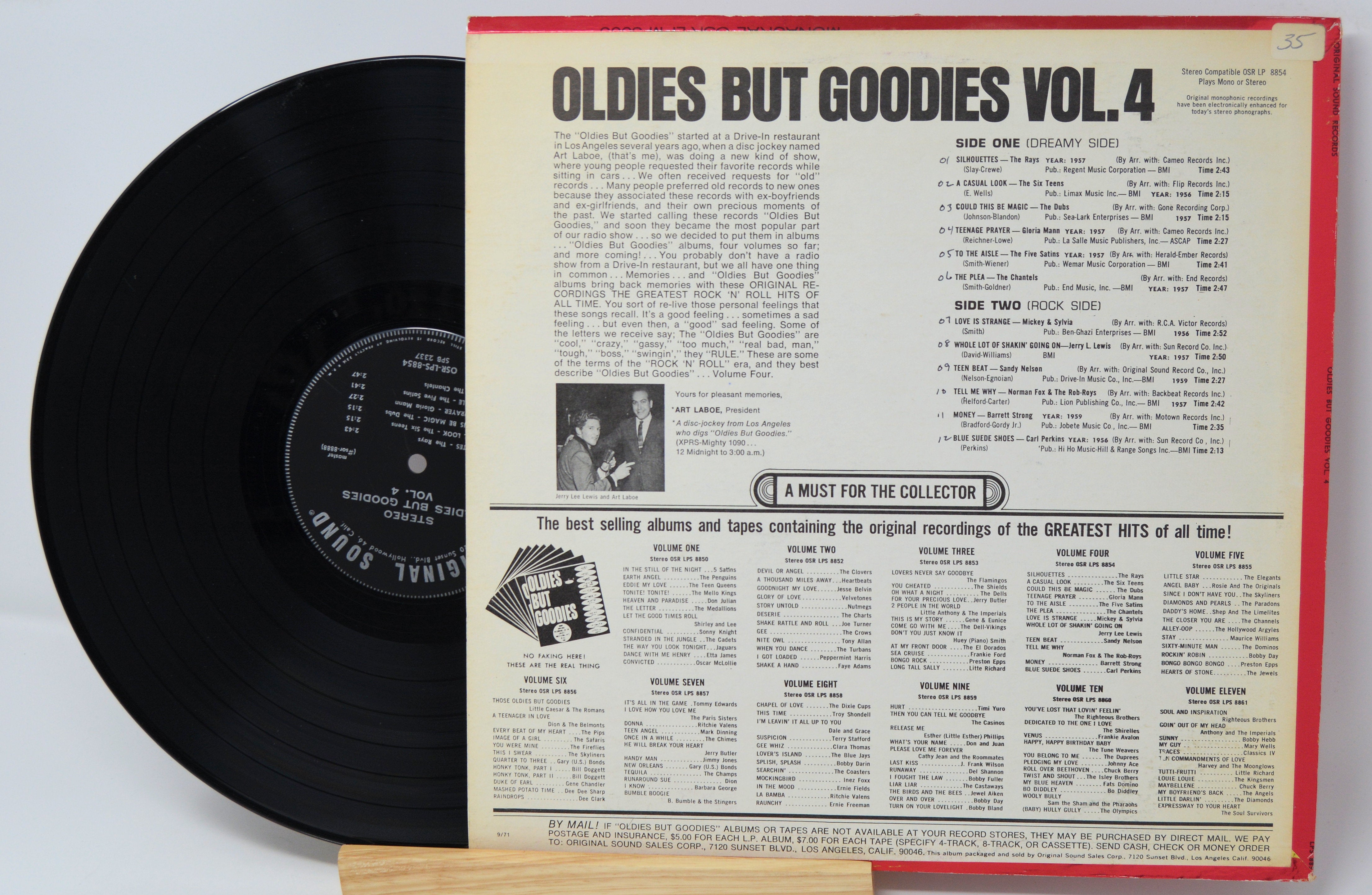 Various - Oldies But Goodies Vol 4, vinyl Record Album LP – Joe's