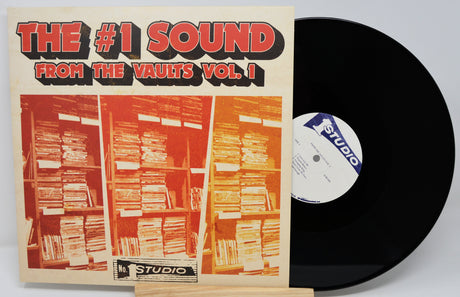 Vinyl record with cover titled 'The #1 Sound from the Vaults Vol. 1' on a white background