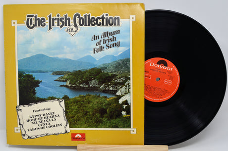 Vinyl record and cover titled 'The Irish Collection Vol. 2' on a white background
