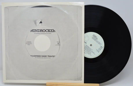 Vinyl record with cover displaying 'Mindrocker' on a white background