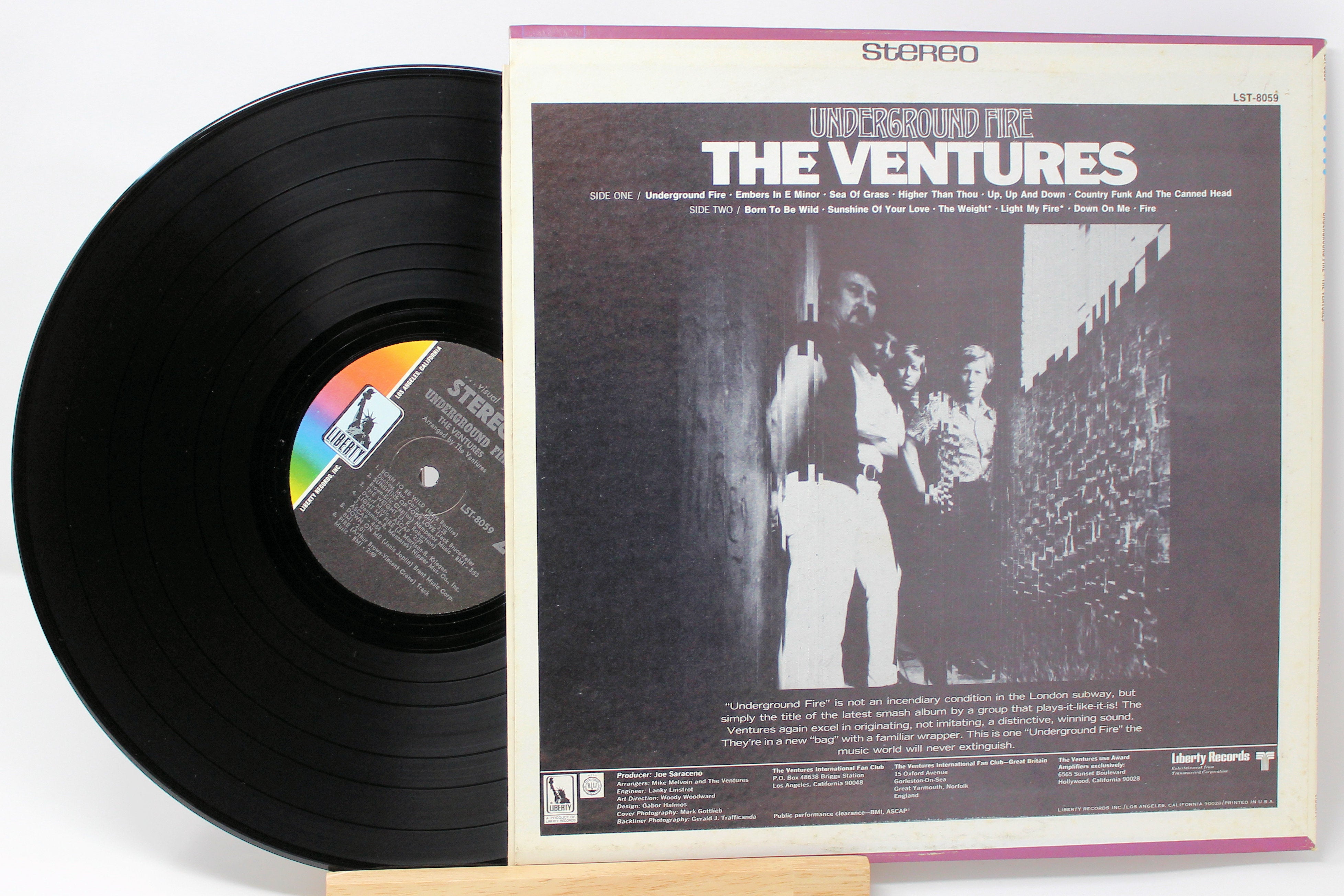 Ventures Underground Fire, Vinyl Record Album LP Joe's Albums