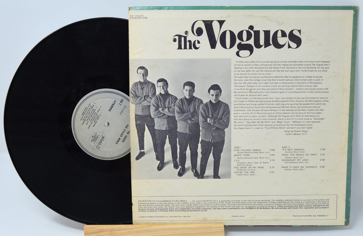 Vogues, The - Five O'Clock World