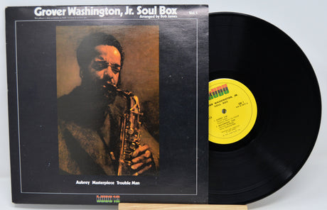 Vinyl record with Grover Washington, Jr. on the cover