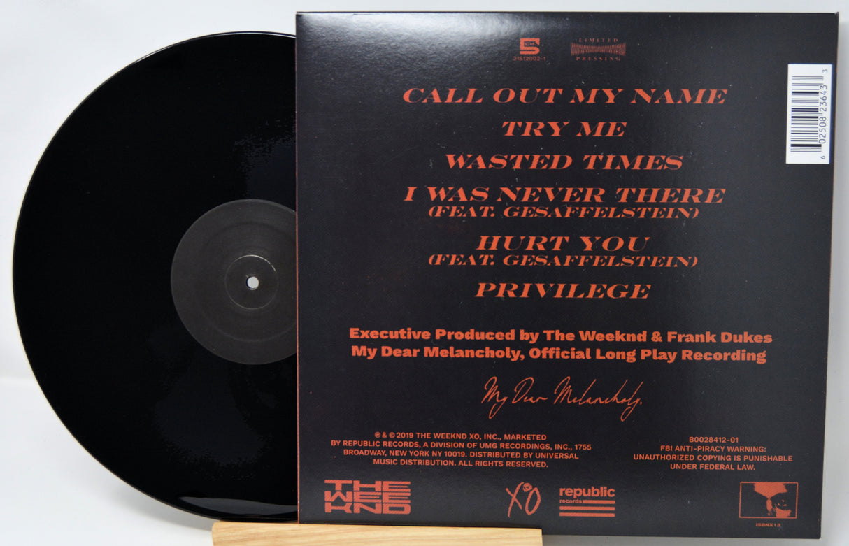 Weeknd - My Dear Melancholy,