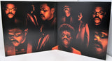 Book or magazine with images of a man on a black background