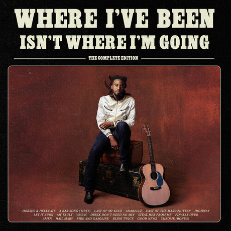 Where I've Been Isn't Where I'm Going complete edition vinyl album cover with artist and guitar