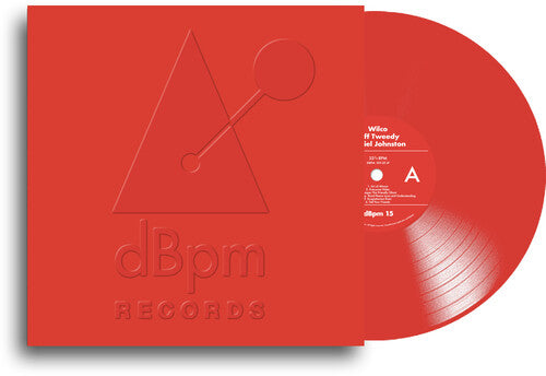 Red Wilco vinyl record with embossed dBpm Records logo and sleeve