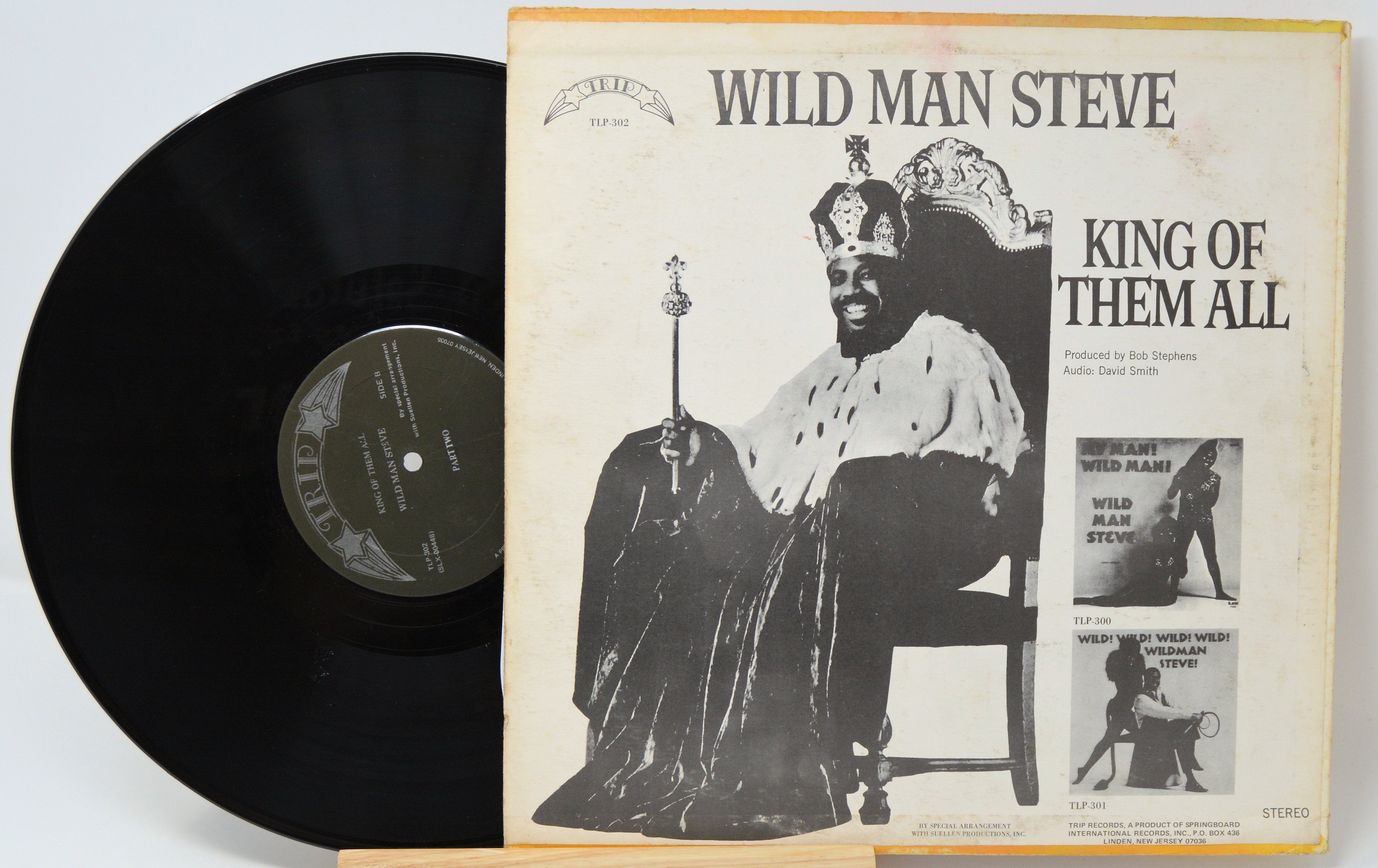 Wildman Steve - King Of Them All, Vinyl Record Album LP, Comedy
