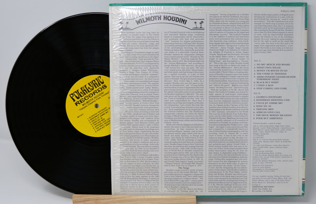 Wilmoth Houdini - Calypso Classics From Trinidad