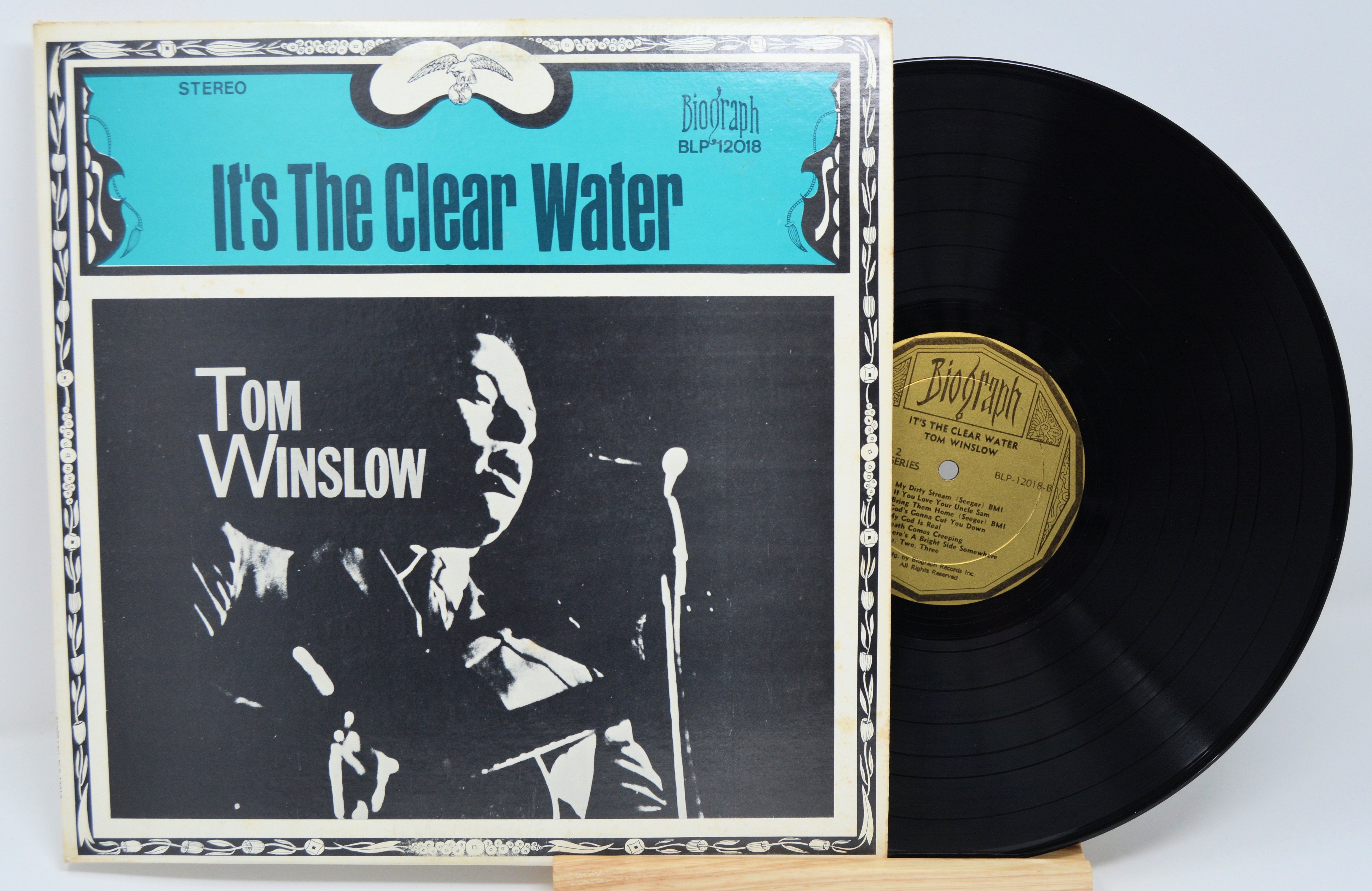Tom Winslow - It's The Clear Water, Vinyl Record Album LP