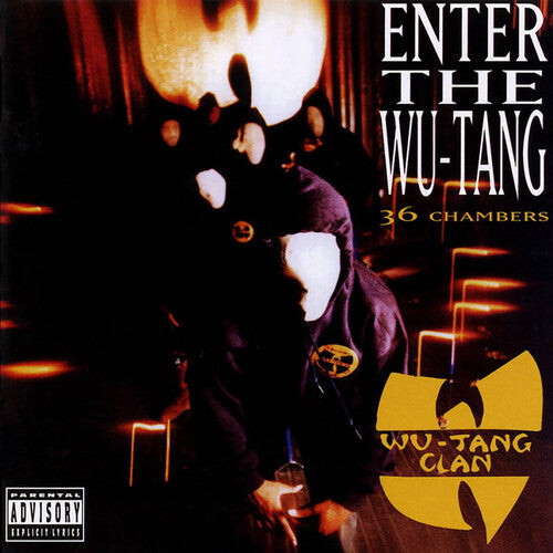 Wu-Tang in black hoodies and white faces. 
