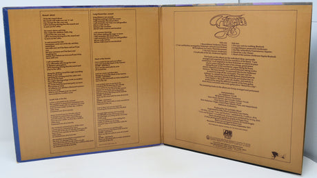 Open book with text on a white background