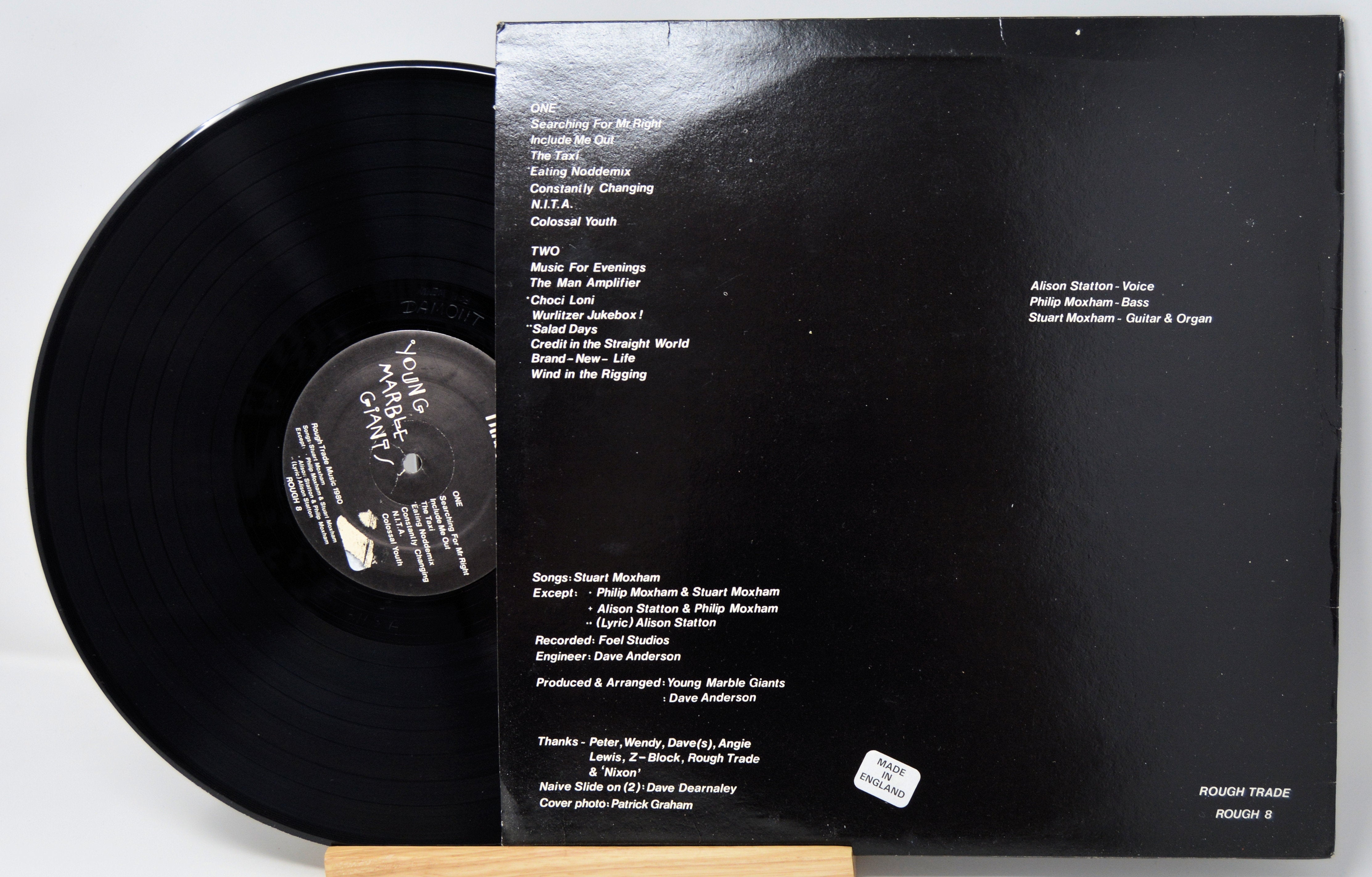 Young Marble Giants - Colossal Youth, Vinyl Record LP, Rough Trade