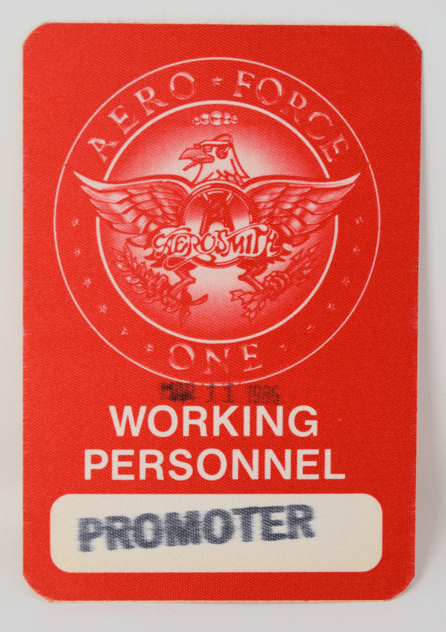 Aerosmith - Aero-Force Backstage Pass