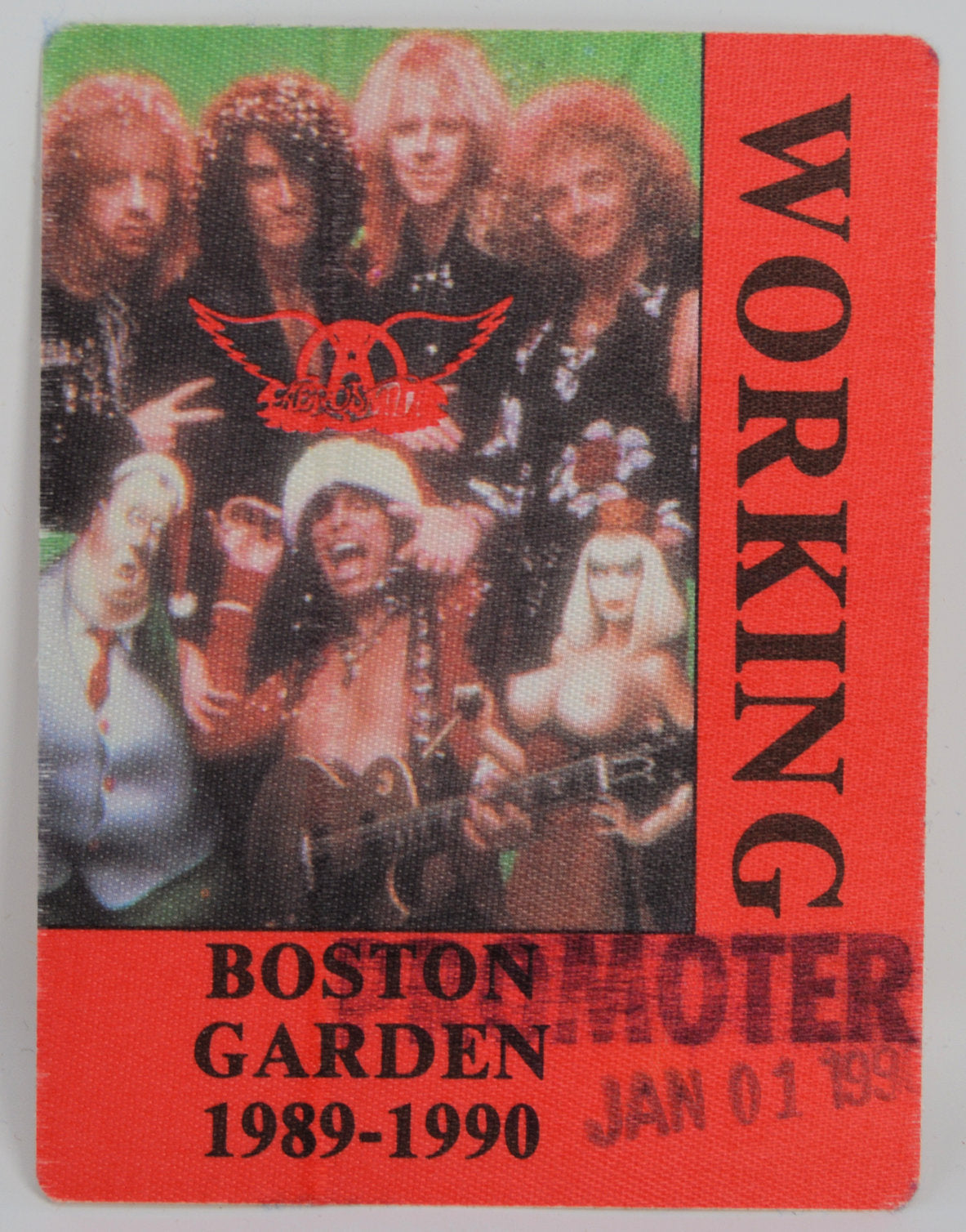 Aerosmith - Boston Garden Backstage Pass